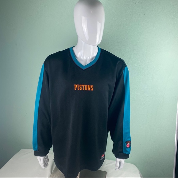 ❌SOLD❌ 90s Nike Detroit Piston warm up set Shootin - Picture 2 of 8